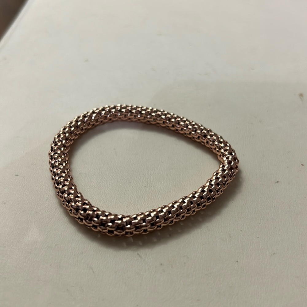 Rose Gold Rope Bracelet